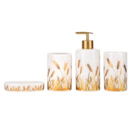 Accessoires Salle de Bain Zoloti Kolosky - Blanc - 4 Pièces