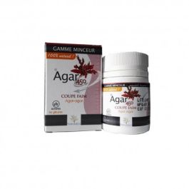 NATURALYA Coupe-faim Agar 450 Complément Alimentaire 60 Capsules