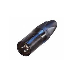 Fiche XLR VELLEMAN - NC3MXX-BAG - 3 mâle - Noire