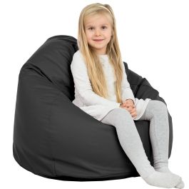 Poufs Poire Kids XL EU COSY - 70X90 cm - noir