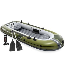 Bateau gonflable INTEX - 68380NP - Seahawk 3 - Vert olive