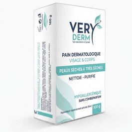 Pain Dermatologique Anti-Bactérien - Very Derm - 100g