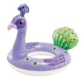 Bouée enfant tête d'animal INTEX - Paon - 3 à 6 ans