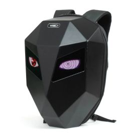 Sac à dos LED moto TITOU - Écran LED - Design futuriste - Noir