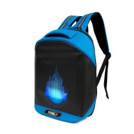 Sac à dos LED enfant TITOU - Écran LED - École & sorties Bleu Ciel