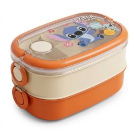Lunch Box Stitch 1,4 L - 4 Compartiments - Orange