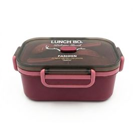 Pack Lunch Box Enfant 1000 ml - Rectangulaire - Rose