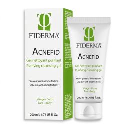 Fiderma Acnefid Gel Nettoyant Purifiant 200 ml - Peaux à