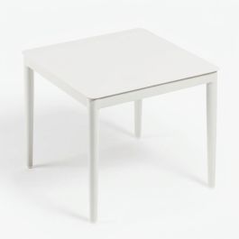 Table basse INNOLOISIRS MARINA - Blanc - 45 x 45 x 40 cm