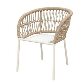 Fauteuil INNOLOISIRS MONICA - Aluminium - Twisted Wicker