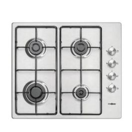 PLAQUE A GAZ INOX 4 FEUX 60 CM EMAILLEE PREMIUM