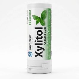 Miradent Chewing-gum Xylitol Menthe Verte - Hygiène Bucco