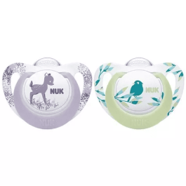 Nuk Sucette Genius 1er Âge - Silicone - Confort Bébé