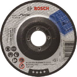 Disque acier 115x2.5x22.23 BOSCH