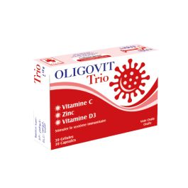 VITAL Oligovit Trio Complément Alimentaire Vitamine C D Zinc B-30