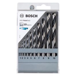 Jeu mèche acier 1mm à 10mm BOSCH