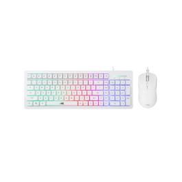 PACK Baracuda CLAVIER+SOURIS BGC-012ORCABLANC