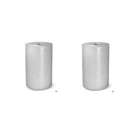 Pack de 2 Film - Papier bulle d'air - 100m - Blanc
