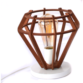 Veilleuse LampH Vieilli Marron