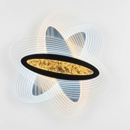 Plafonnière LUX-ON - LX-PL14M - 48W - Blanc Noir Doré - LED 3 CCT