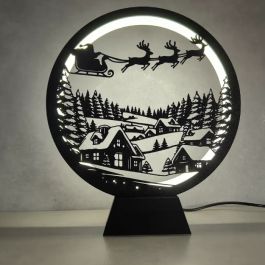 Panneau de Noël pour Lampe Annulaire - V1 - LED