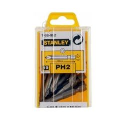 Paquet 10 embouts PH2 50mm STANLEY 1-68-992