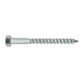 Paquet de 100 Tirefonds TH galvanise acier zingue - Sans Marque-06X40