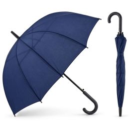 Parapluie imperméable - 100 cm - Bleu - Poignée ergonomique