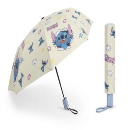 Parapluie Stitch - 95 cm - Réglable 40-65 cm - Beige - Housse