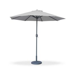 Parasol central LED Lurca - 2,7 m - Gris