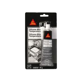 Pate à joint d'étanchéité en silicone RTV résistant à la chaleur 85gr - Sika-Gris