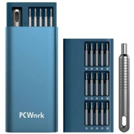 Tournevis PCWORK - PCW08A - 30 embouts acier S2