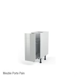 Meuble porte pain - BRICO KITCHEN-Santana Blanc