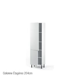 Meuble Colonne étagère 204CM- BRICO KITCHEN-Delux