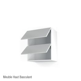 Meuble Elément haut basculant - BRICO KITCHEN-Blanc