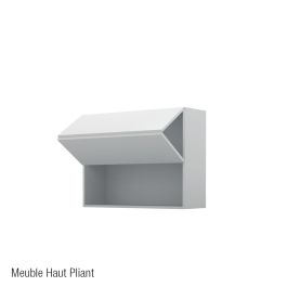 Meuble haut pliant - BRICO KITCHEN-Santana Blanc