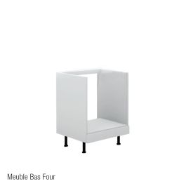 Meuble bas four - BRICO KITCHEN-Santana Blanc