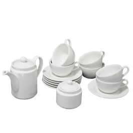 PACK01 - Service à Café 12 pièces Blanc - Porcelaine - Rak Porcelain