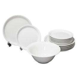 PACK04 - Plats de service de table - 13 Pièces - Blanc - Porcelaine - Rak Porcelain