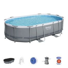 Piscine hors sol ovale Power Steel – 488x305x107 cm avec accessoires