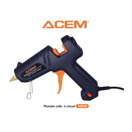 ACEM Pistolet à Colle Chaude ACEM PC-100 - 100W