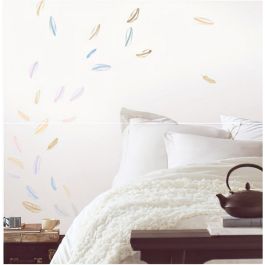 Sticker décoratif Caselio FEATHER HOLOGRAMME - D: 24x68 cm