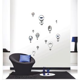 Sticker décoratif Caselio MONTGOLFIERES Taille M - 24x68 cm