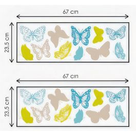 Sticker enfant Caselio FEELING BLEU Taille M - D: 24x68 cm