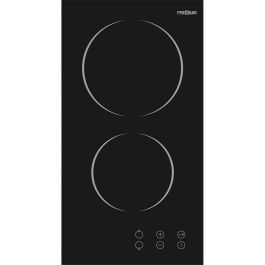 PLAQUE VITROCERAMIQUE ELECTRIQUE NOIR 2 FEUX 30 CM PREMIUM
