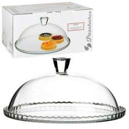 Plat pâtisseire Ø 32 cm + Couvercle - Transparent - Simple - PASABAHÇE