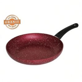 Poêle The Rock - 24 cm - Granite - Rouge 