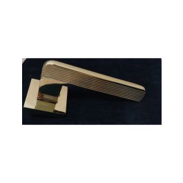 Poignee sur rosace 8023 wc dore brillant - Delia
