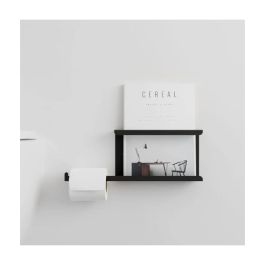 Porte-papier - LINEA - Lin-PP6 - Aluminium - Noir