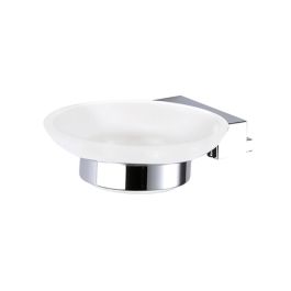 Porte Savon assiette - REMER - SQ10CR - Blanc
